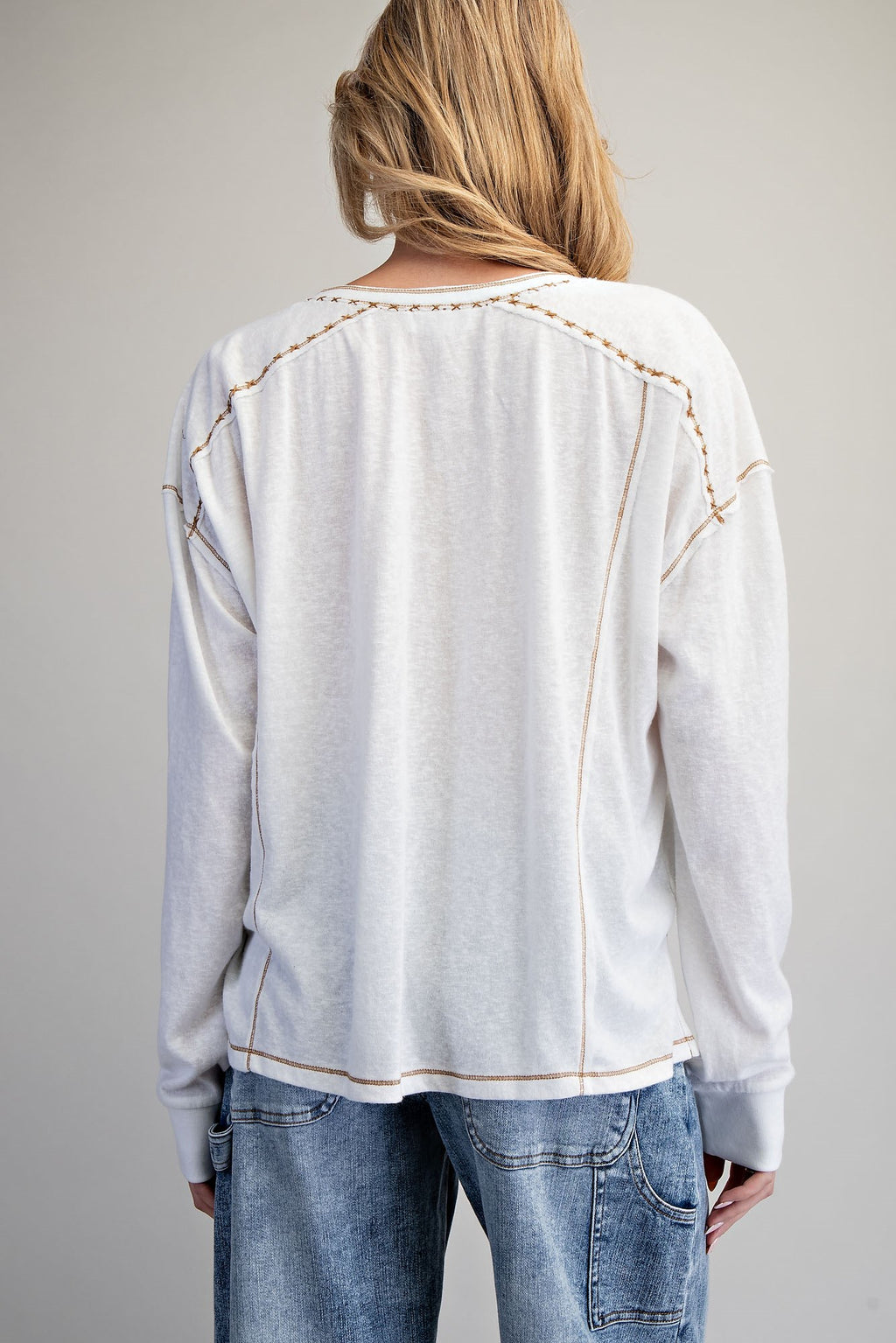 Off White Henley