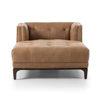 Leather Chaise