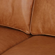 Load image into Gallery viewer, CAMEL LEATHER SOFA