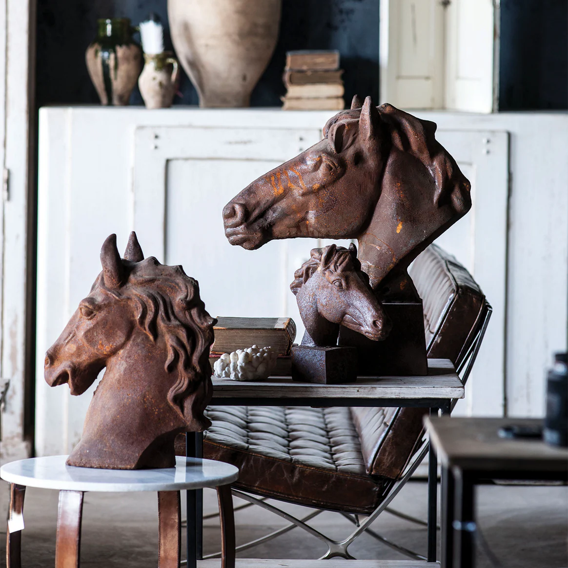 Horse Head on Base