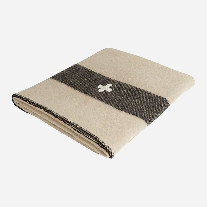 Wool Swiss Cross Blanket