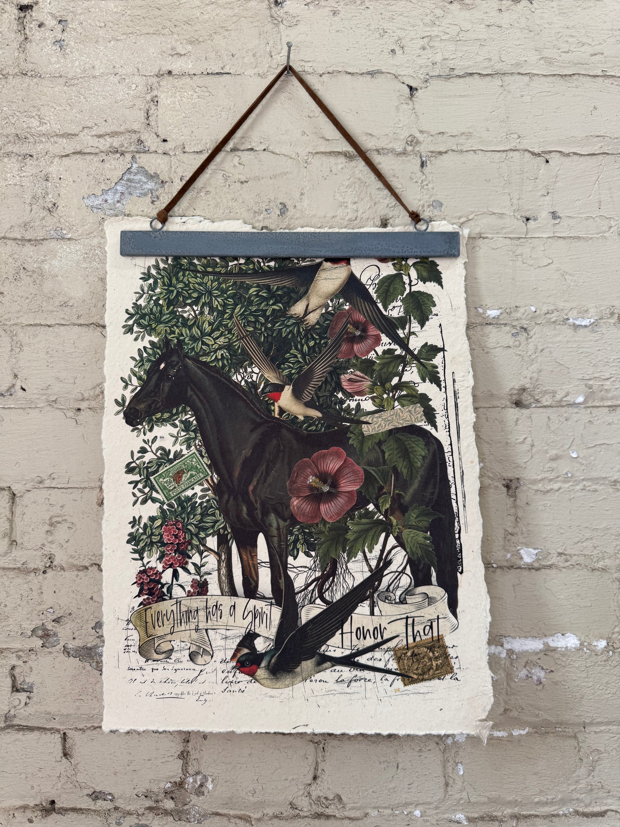Horse Flower Art