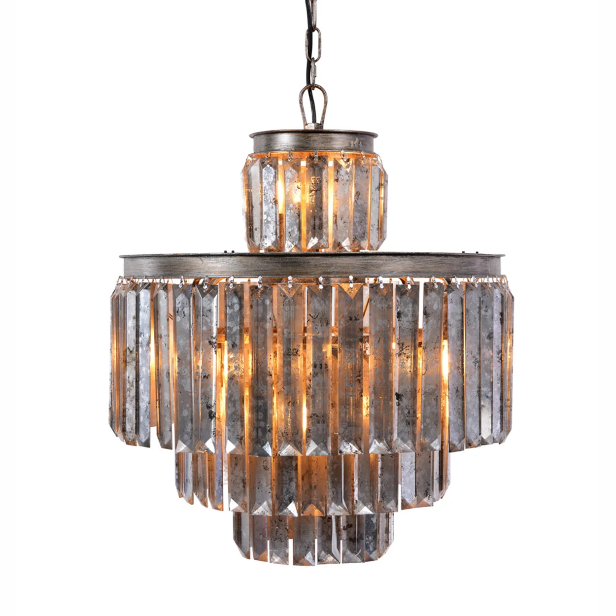 Mercury Glass Chandelier