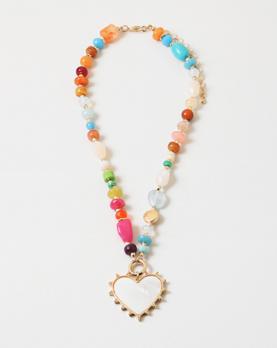 RAINBOW HEART NECKLACE