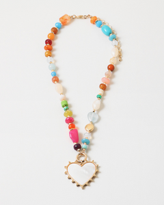 RAINBOW HEART NECKLACE