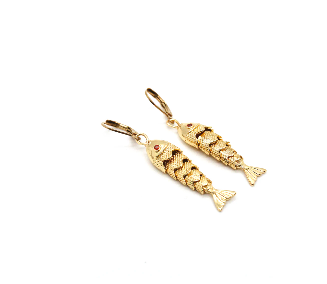 ARTICULATED FISH EARRING