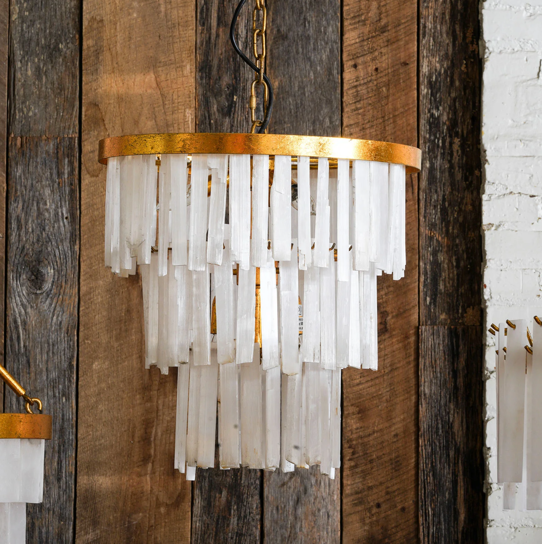 Selenite Chandelier