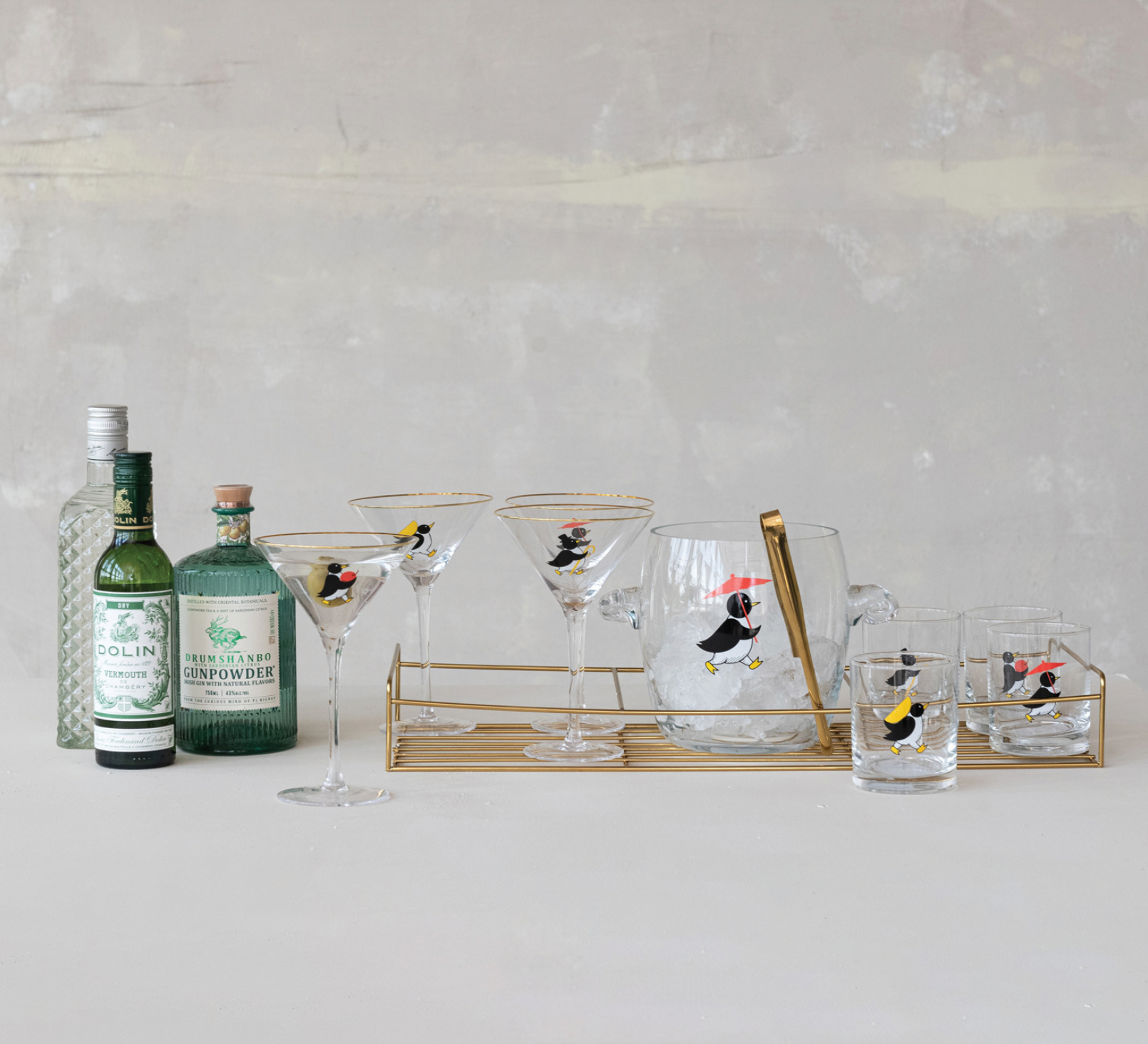 PENGUIN GLASS SET
