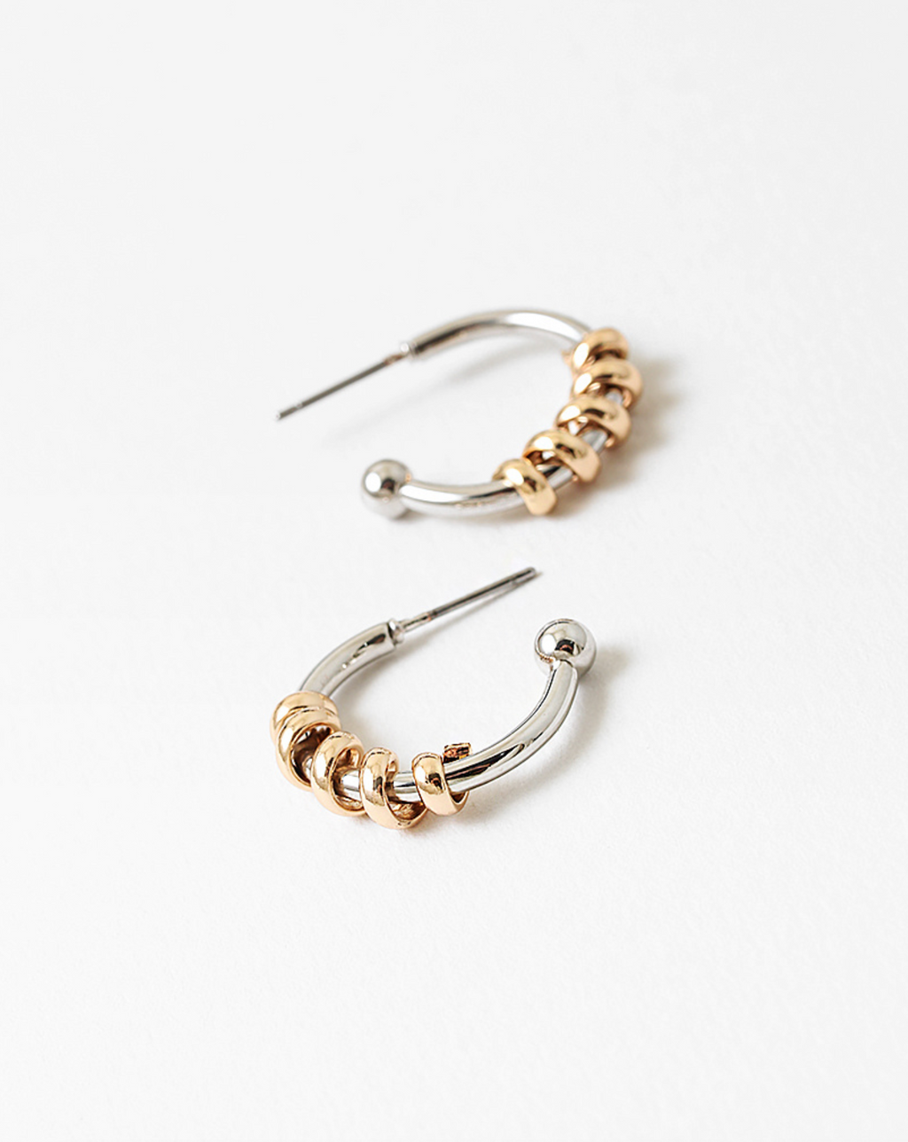 Two-toned Hoop