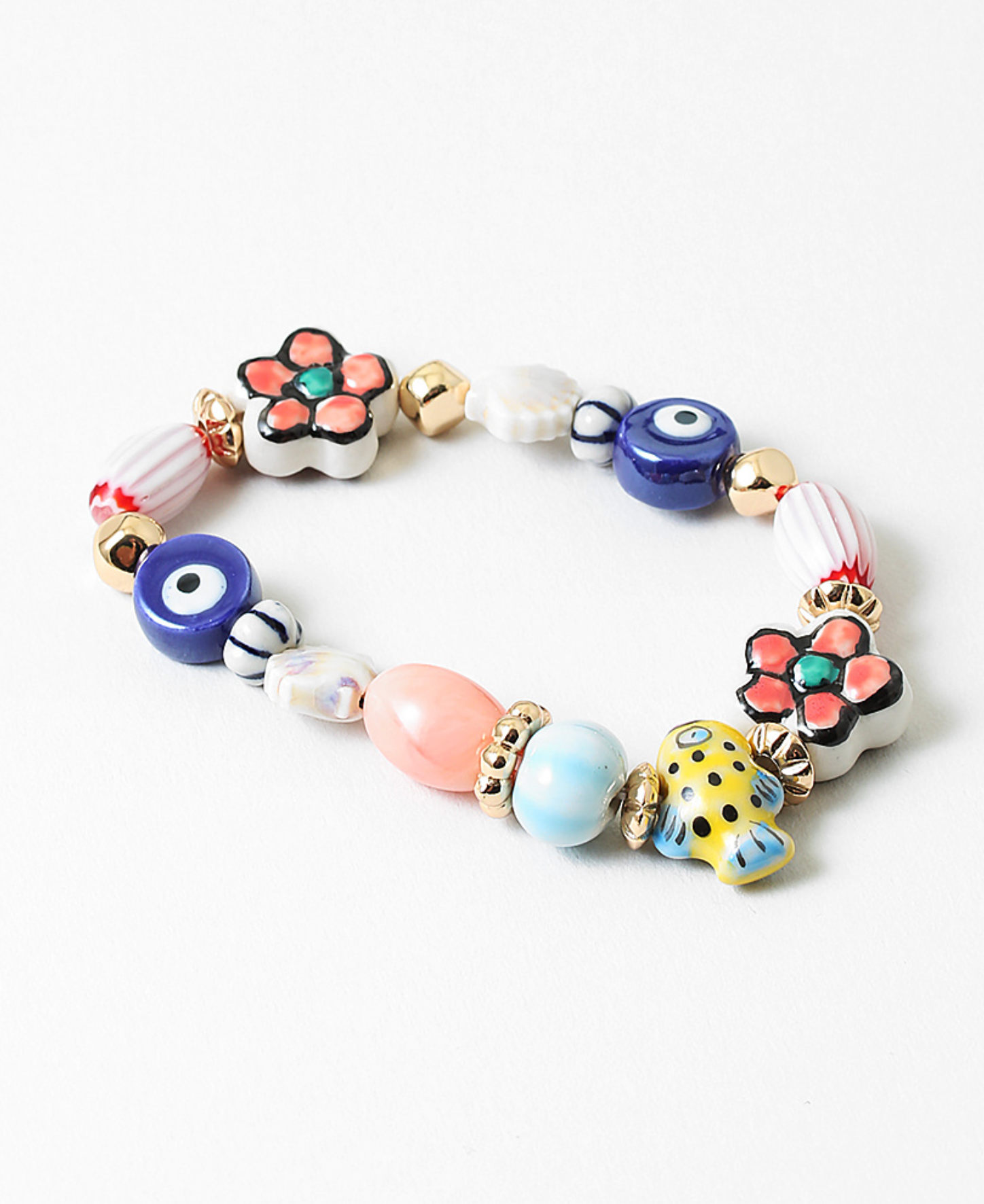 Ceramic Fish Bracelet