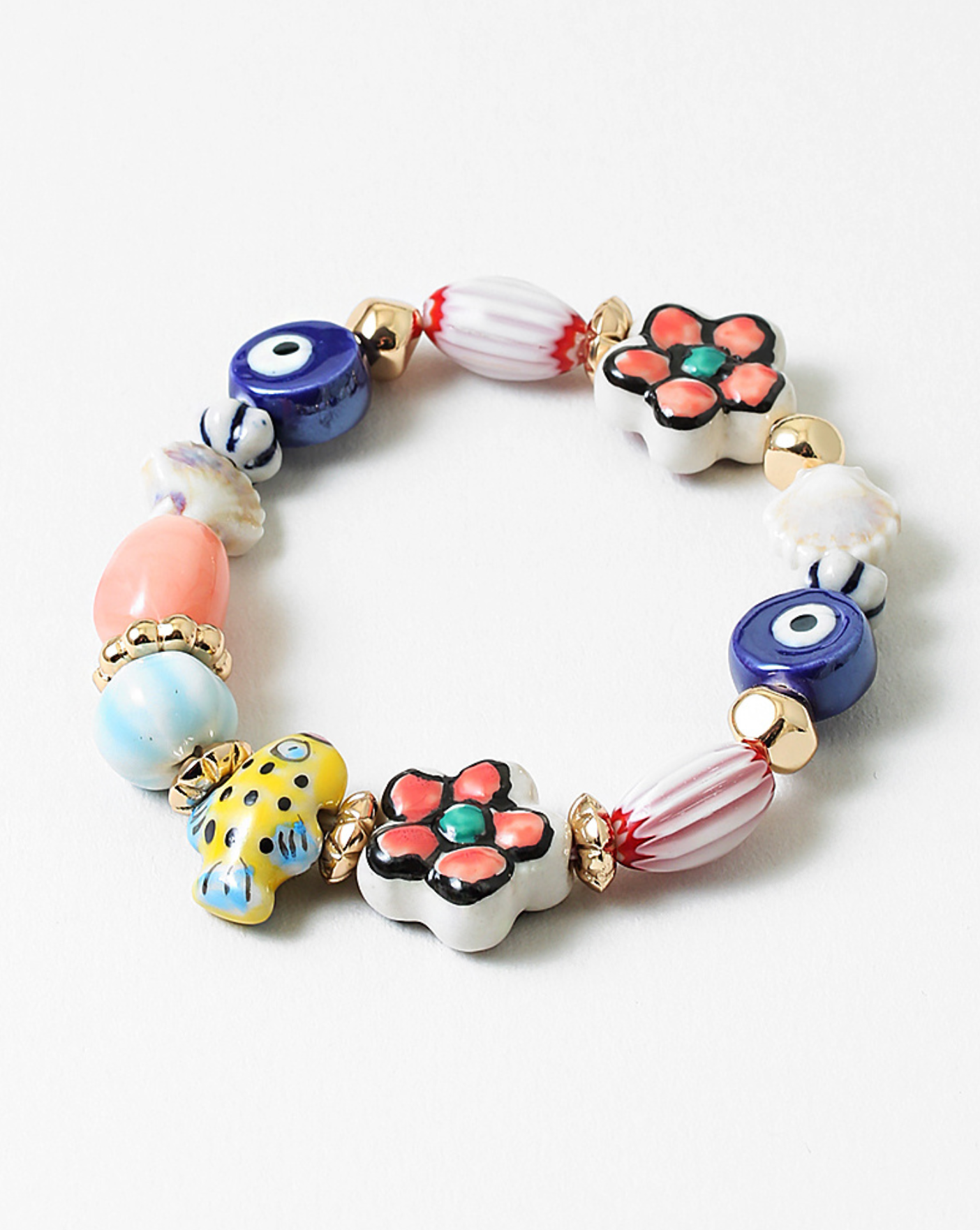 Ceramic Fish Bracelet