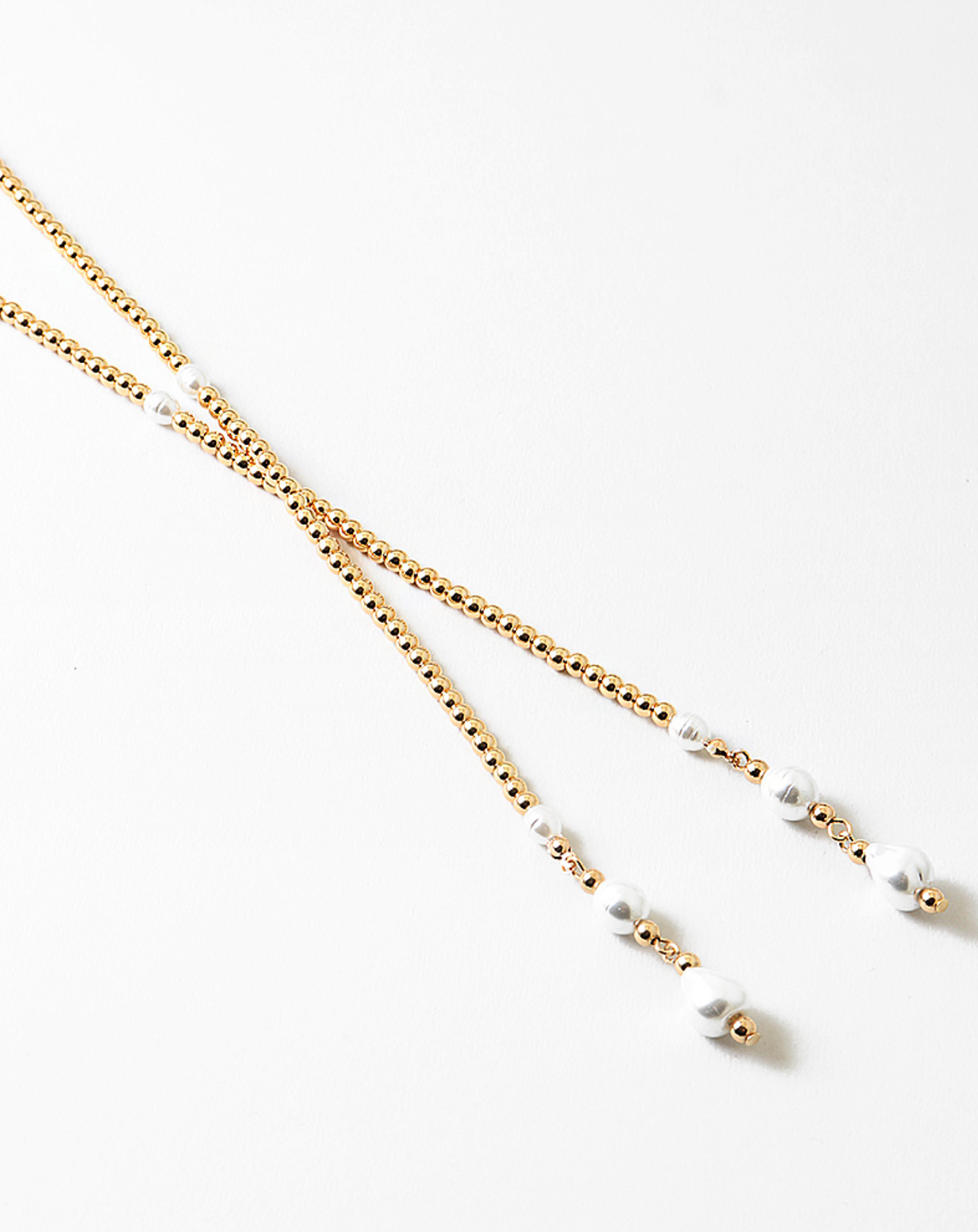 Beaded Pearl Necklace