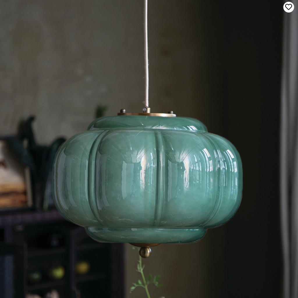 Green Vintage Reproduction Pendant Lamp