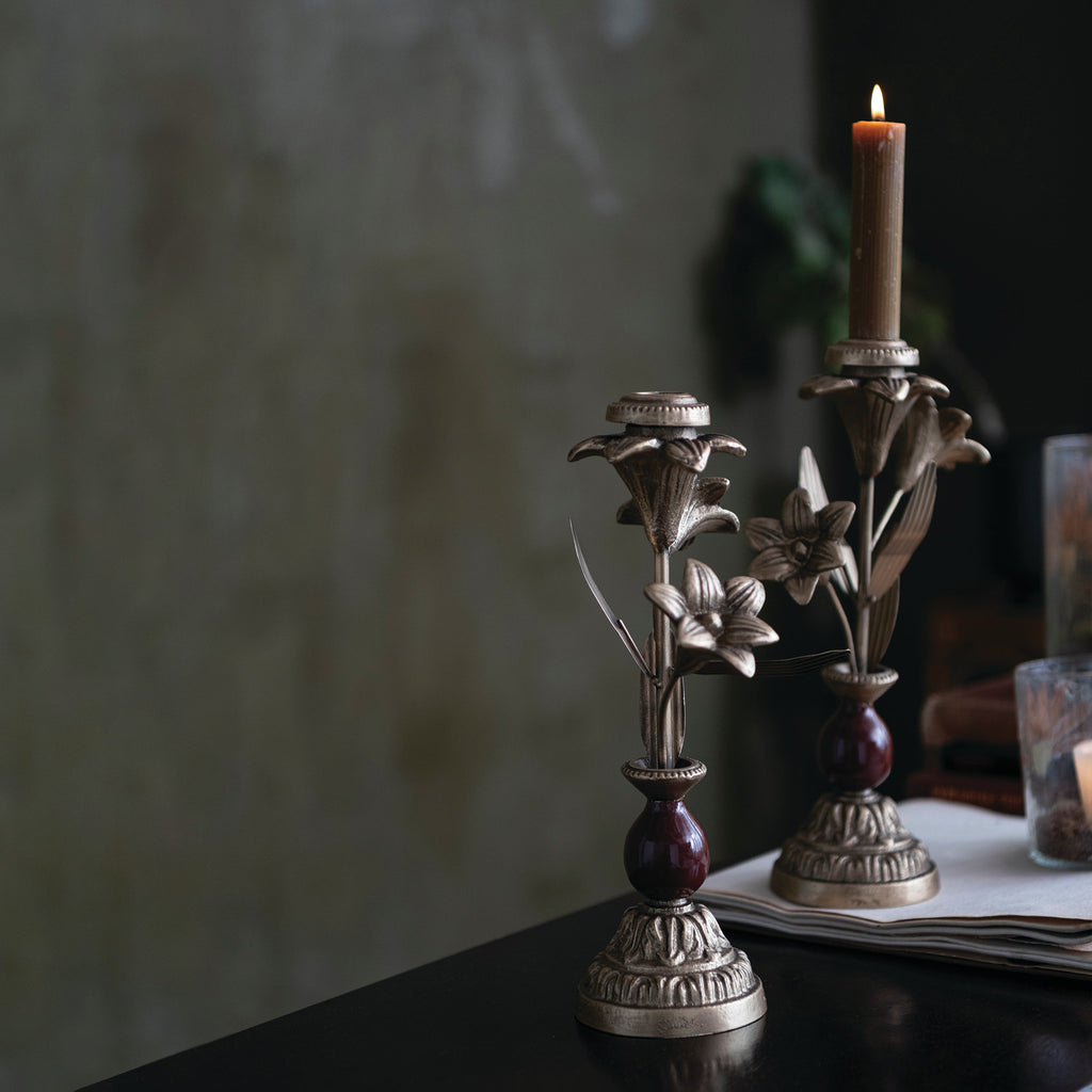 Cast Iron Candle Sticks