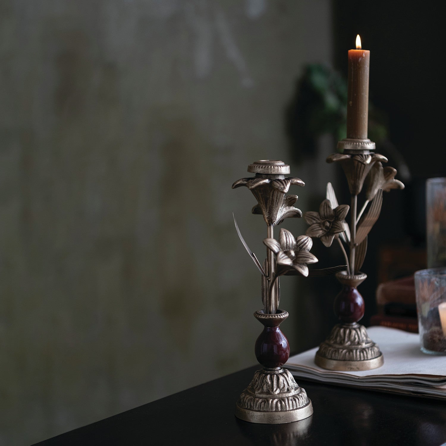 Cast Iron Candle Sticks