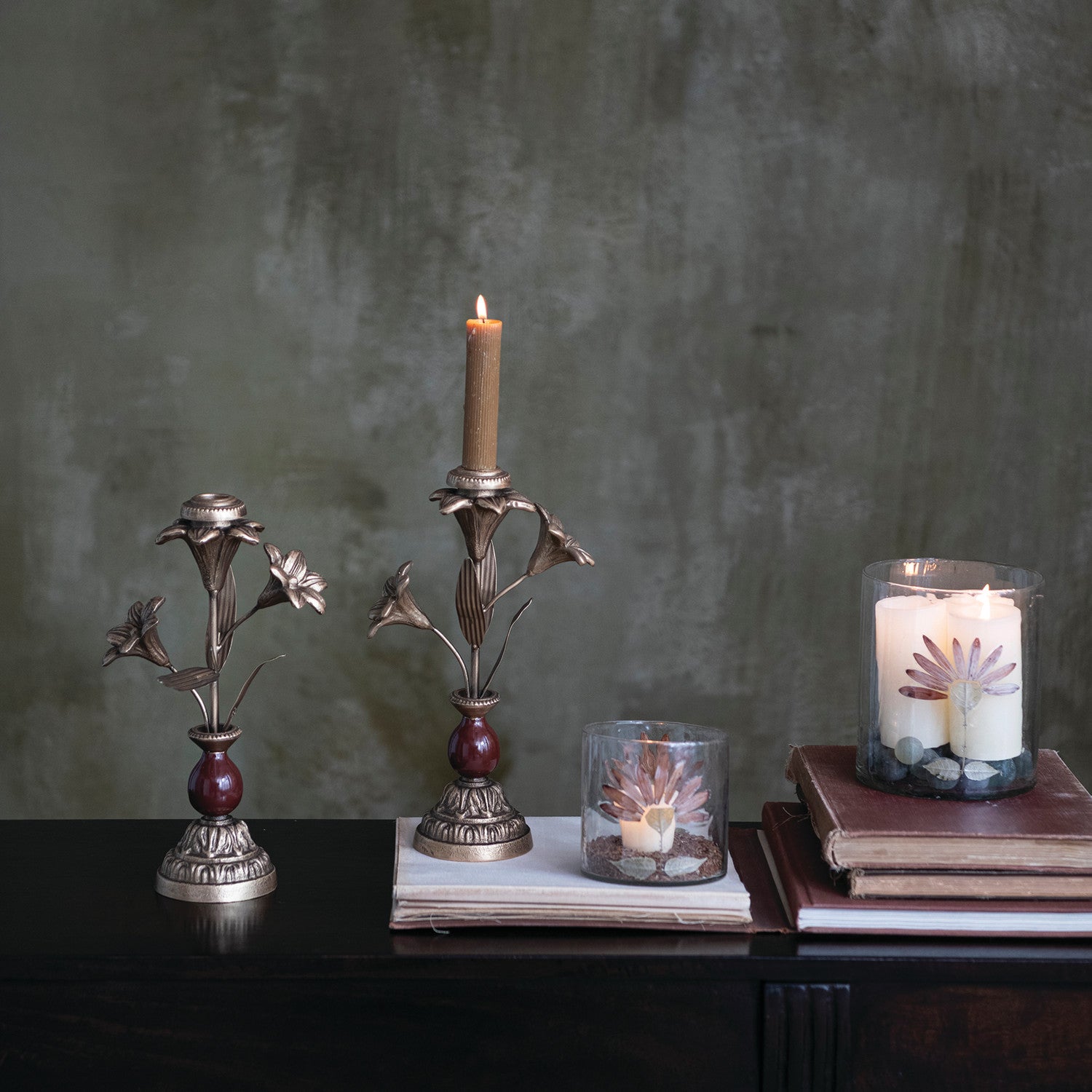 Cast Iron Candle Sticks