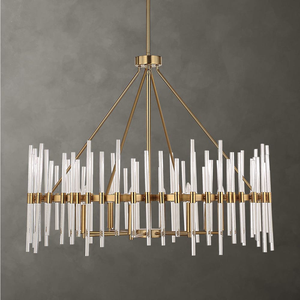 Crystal Stick Chandelier