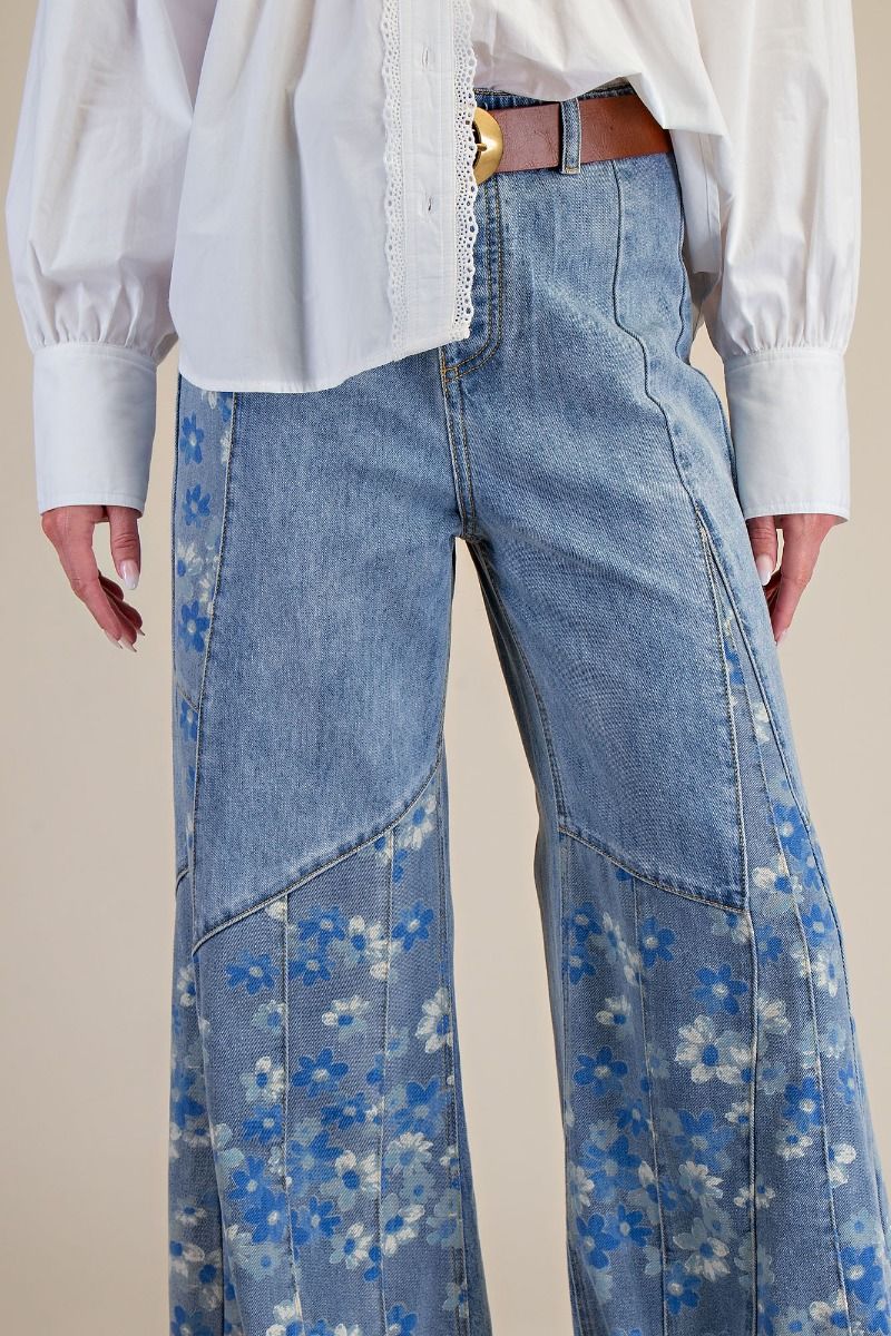 Floral Denim