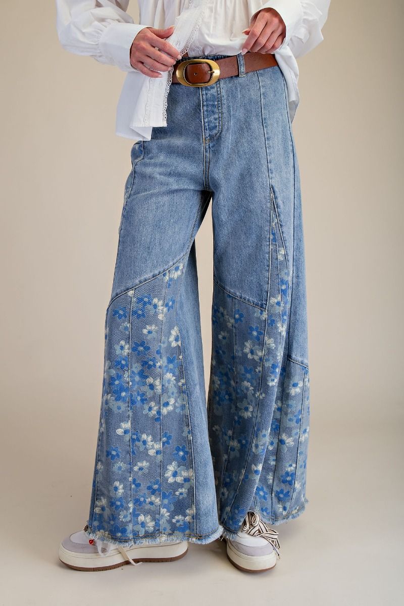 Floral Denim