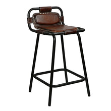 Load image into Gallery viewer, LEATHER STOOL